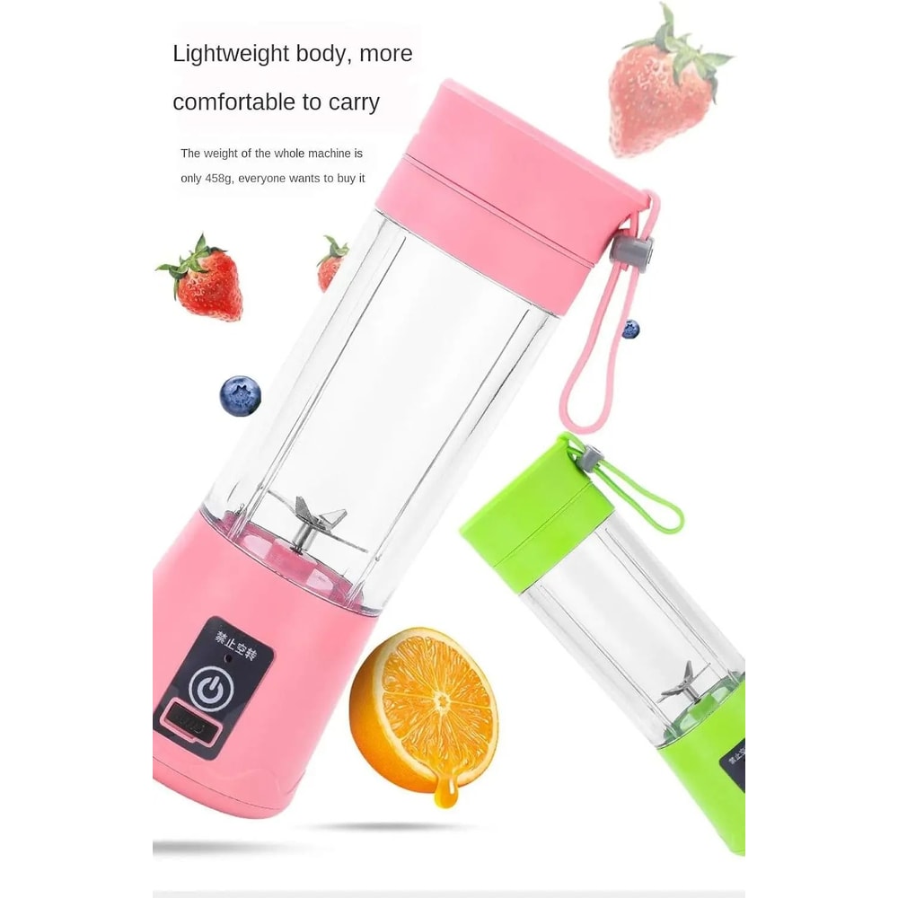 Portable Mini Electric Juicer USB Rechargeable Smoothie Blender 4