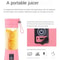 Portable Mini Electric Juicer USB Rechargeable Smoothie Blender 5