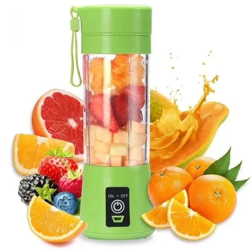 Portable Mini Electric Juicer USB Rechargeable Smoothie Blender 6