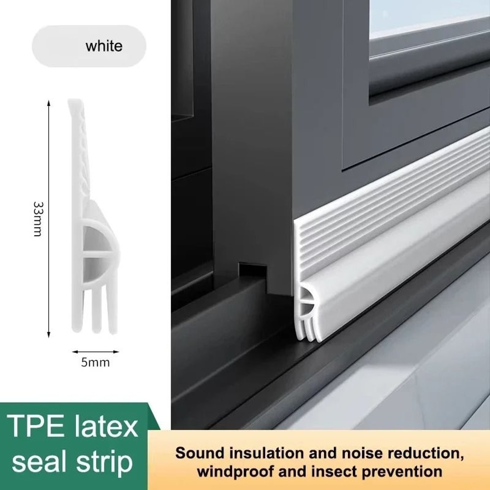 TPE Sliding Window And Door Seal Strip Triple Soundproof Tape 9