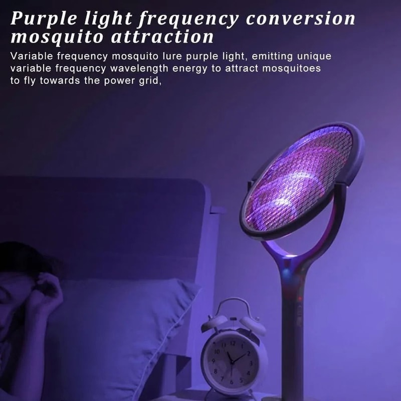 5in1 USB Rechargeable Electric Mosquito Swatter Racket 1
