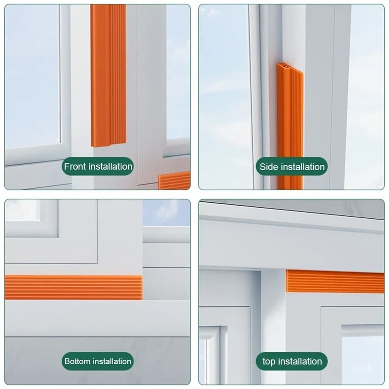 Triple Soundproof TPE Window And Door Seal Strip 3