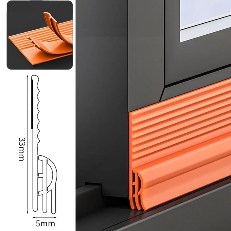 Sliding Window Draft Seal Tape Triple Soundproof Design 11