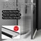 Adjustable Door Gap Weather Strip Triple Seal Bottom Draft Stopper 2