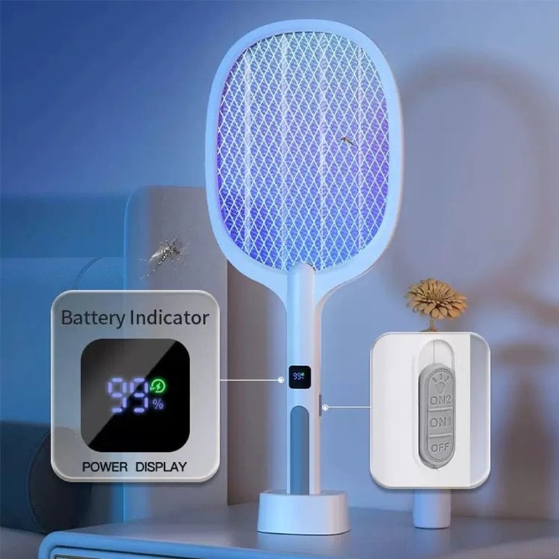 4000V Electric Fly Swatter Insect Killer With Automatic Mode 7