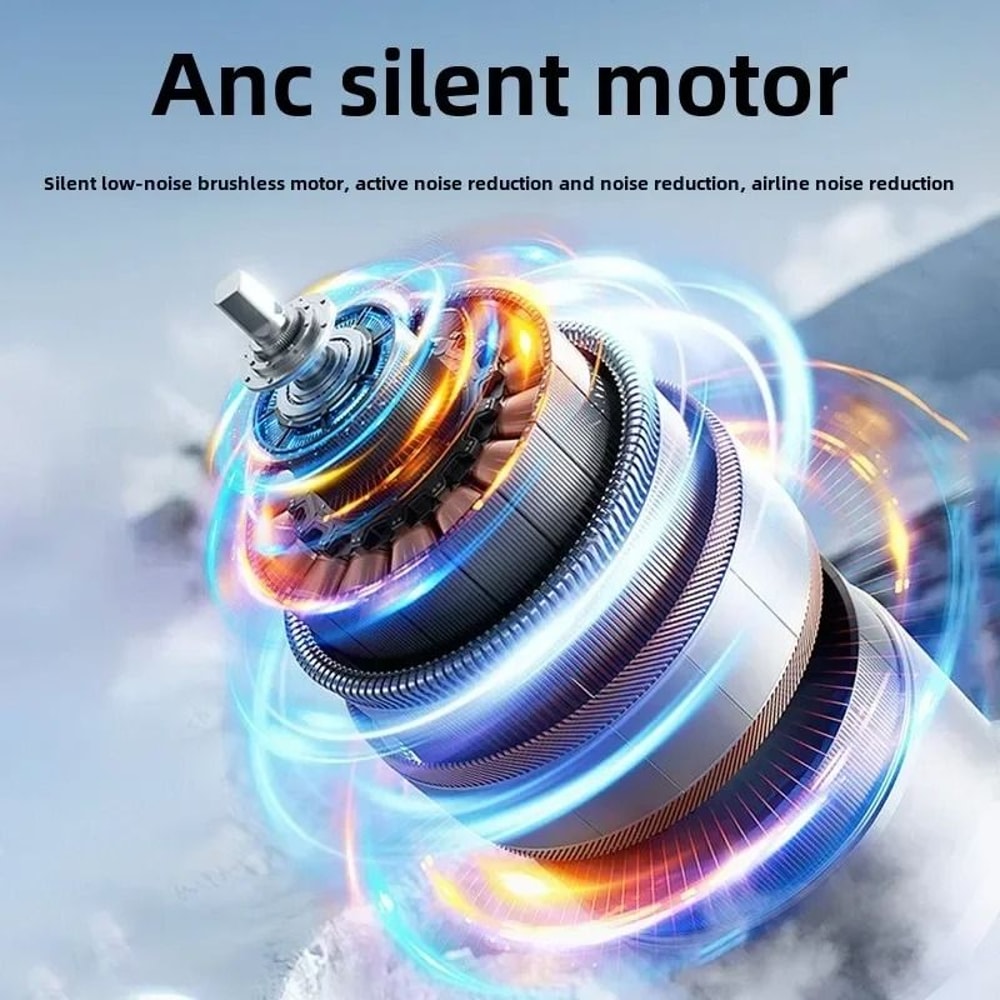 High Speed Handheld Cooling Fan With Ice Compress And LED Display 4