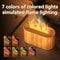 Mini Flame Aromatherapy Diffuser With Timer And Color Light 1