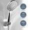 Universal Showerhead Holder Wall Mounted Punch Free Design 2