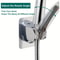 Universal Showerhead Holder Wall Mounted Punch Free Design 3