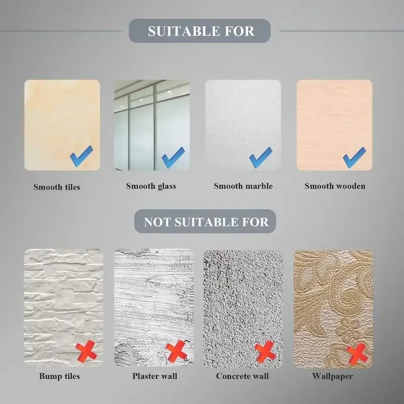 Universal Showerhead Holder Wall Mounted Punch Free Design 4