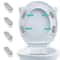 Toilet Seat Bumper Pads With Strong Adhesive 4 Piece Set 2