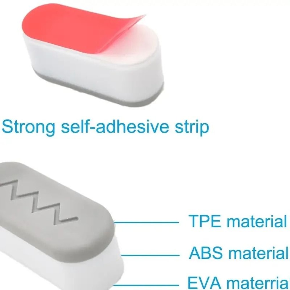 Toilet Seat Bumper Pads With Strong Adhesive 4 Piece Set 5