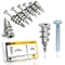 Self Drilling Drywall Anchor And Screw Set 50 Pieces 6