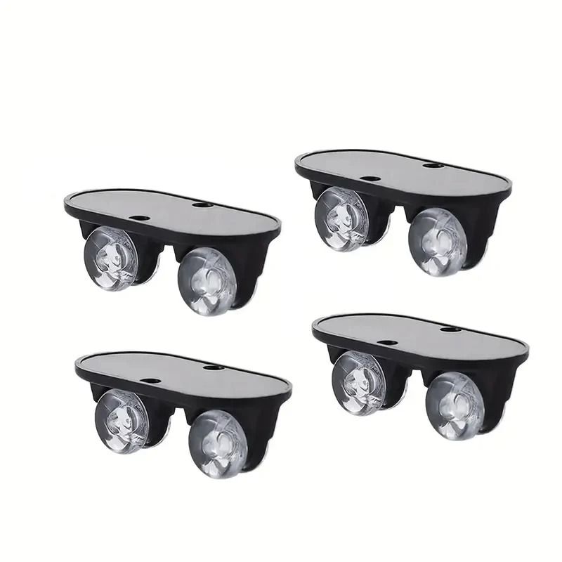 Self Adhesive Furniture Caster Wheels Silent No Scratch 4 Piece Set 6