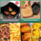 Disposable Air Fryer Paper Liners Oil Absorbing Non Stick 100 Piece Set 4