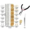 Jewelry Findings Kit With Jump Rings Clasps And Tools 930 Piece Set 10