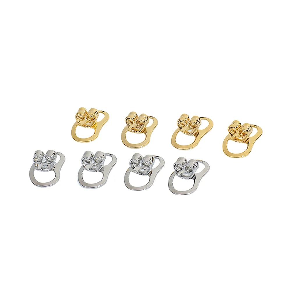 Metal Earring Lifters Backings Safety Fasteners 4 Piece Set 3