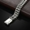Stainless Steel Braided Magnetic Buckle Bracelet Fish Scale Design 2