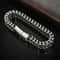 Stainless Steel Braided Magnetic Buckle Bracelet Fish Scale Design 3