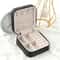 Travel Jewelry Storage Box Single Layer Zipper Case 0