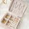 Travel Jewelry Storage Box Single Layer Zipper Case 2