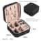 Travel Jewelry Storage Box Single Layer Zipper Case 5