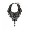 Vintage Gothic Lace Bead Collar Necklace 5
