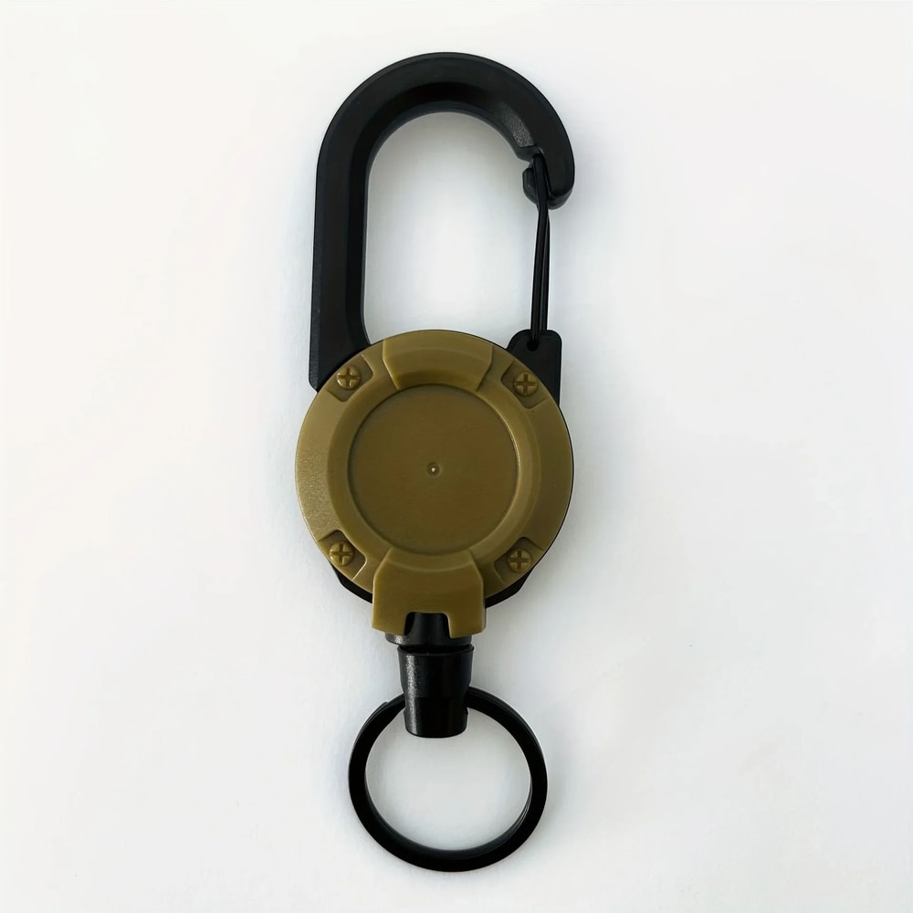 Heavy Duty Retractable Keychain With Carabiner Clip 6