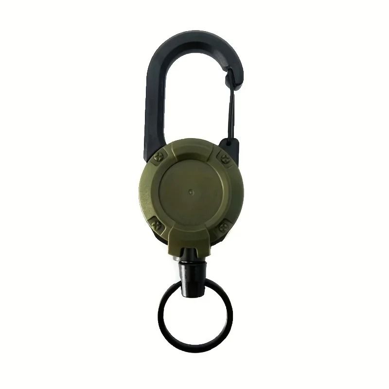 Heavy Duty Retractable Keychain With Carabiner Clip 8