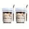 Overnight Oats Glass Container With Lid And Spoon Portable Breakfast Cup 0