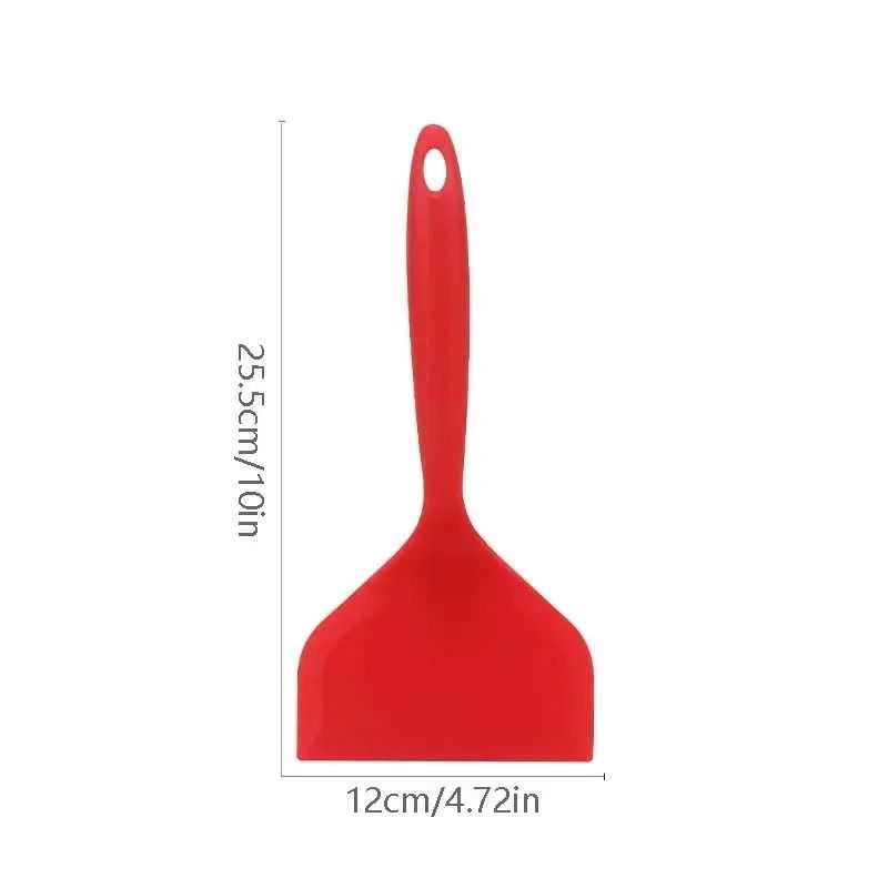Silicone Wide Head Cooking Spatula Non Stick Heat Safe Kitchen Tool 9