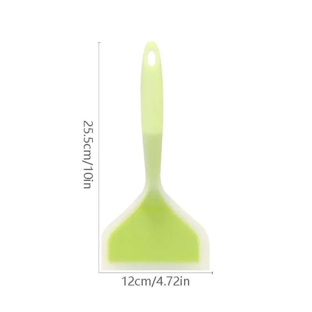 Silicone Wide Head Cooking Spatula Non Stick Heat Safe Kitchen Tool 10