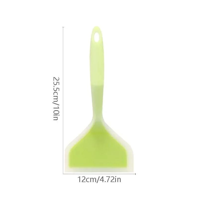 Silicone Wide Head Cooking Spatula Non Stick Heat Safe Kitchen Tool 10
