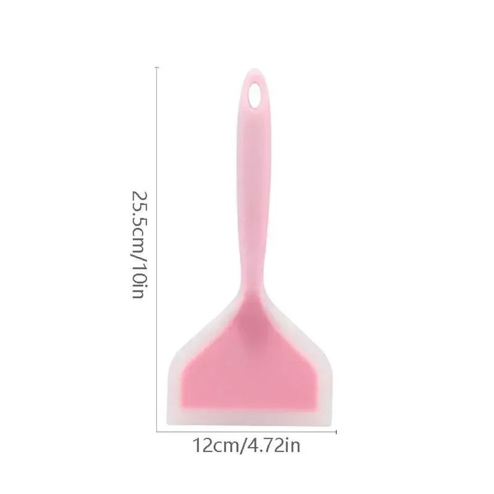 Silicone Wide Head Cooking Spatula Non Stick Heat Safe Kitchen Tool 11