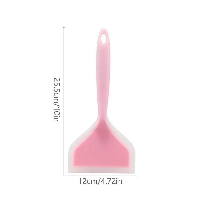 Silicone Wide Head Cooking Spatula Non Stick Heat Safe Kitchen Tool 11