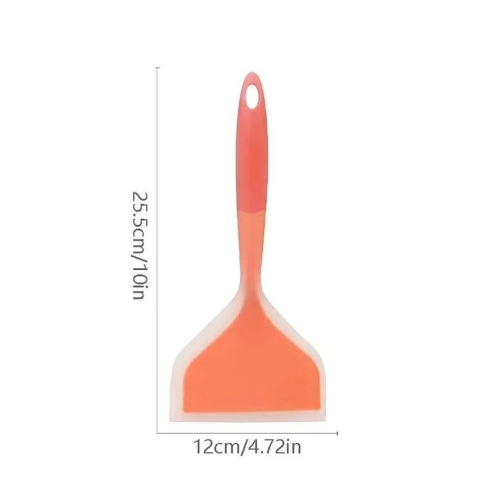 Silicone Wide Head Cooking Spatula Non Stick Heat Safe Kitchen Tool 7