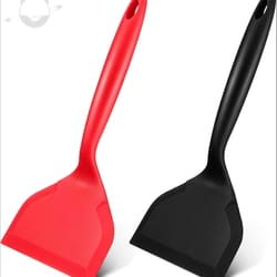silicone wide head cooking spatula non stick heat safe kitchen tool