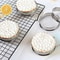 Stainless Steel Muffin Tart Rings Set Of 5 Double Rolled Baking Molds 6