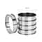 Stainless Steel Muffin Tart Rings Set Of 5 Double Rolled Baking Molds 7