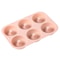 6 Hole Silicone Donut Baking Mold Non Stick Oven Safe Bakeware 9