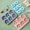 6 Hole Silicone Donut Baking Mold Non Stick Oven Safe Bakeware 6