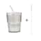 450ml Glass Cup With Lid And Straw Leakproof Heat Resistant Drinkware 7