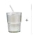450ml Glass Cup With Lid And Straw Leakproof Heat Resistant Drinkware 7