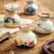 Japanese Style Ceramic Toothpick Holder Mini Retro Storage Jar 0