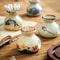 Japanese Style Ceramic Toothpick Holder Mini Retro Storage Jar 0