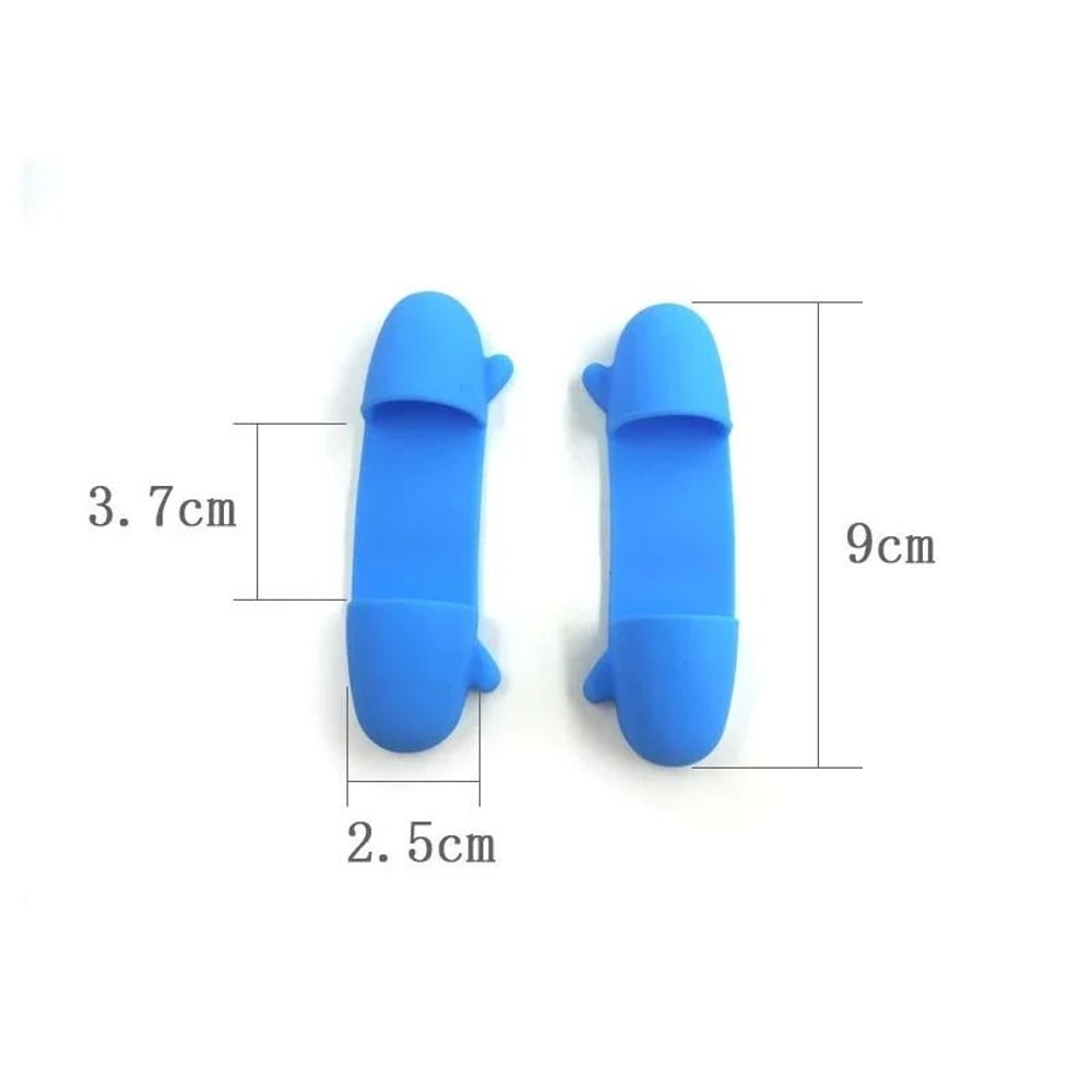 Silicone Finger Pinch Mitts For Safe Cooking And Baking 2 Piece Set 2