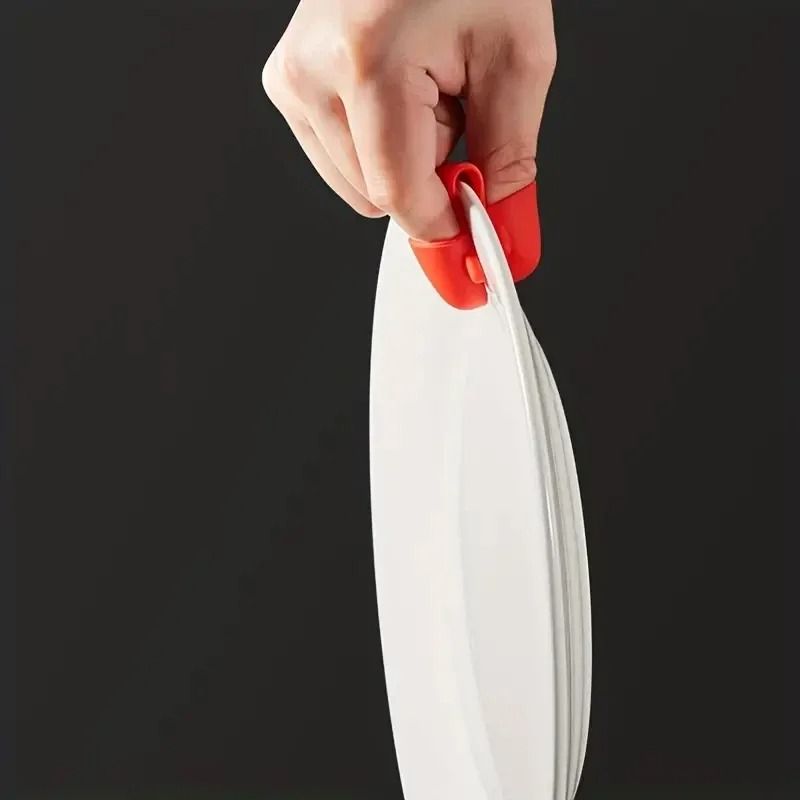 Silicone Finger Pinch Mitts For Safe Cooking And Baking 2 Piece Set 4