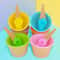 Reusable Cartoon Ice Cream Bowl And Spoon Set For Kids 2
