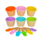 Reusable Cartoon Ice Cream Bowl And Spoon Set For Kids 6