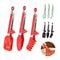 Silicone And Stainless Steel Kitchen Tongs Set For Cooking And BBQ 1